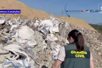Desarticulada una red criminal que enterró 46.000 toneladas de basura francesa en Cataluña