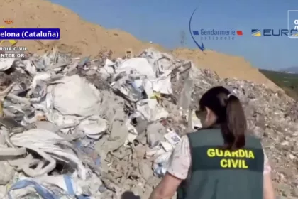 Desarticulada una red criminal que enterró 46.000 toneladas de basura francesa en Cataluña