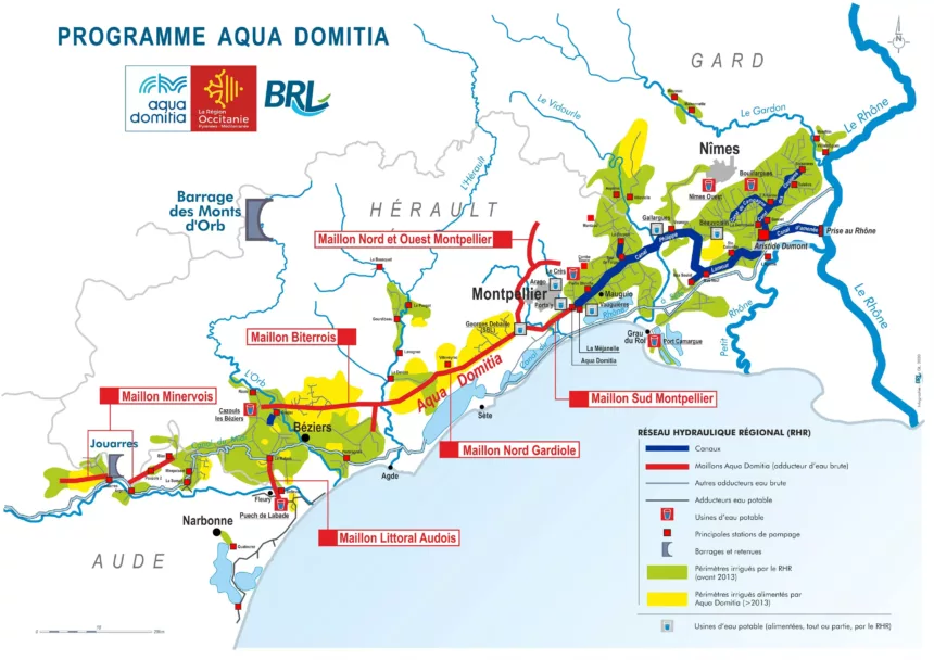 Aqua Domitia: ¿El túnel del Ródano puede desalterar Perpiñán?
