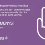 Barcelona condena el feminicidio de una mujer de 34 años en Sant Martí