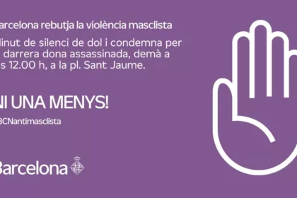 Barcelona condena el feminicidio de una mujer de 34 años en Sant Martí