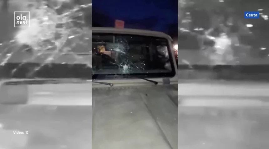 Ceuta: cuatro militares heridos y doce detenidos tras un ataque con piedras