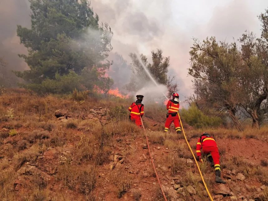 Estabilizado el incendio de Segorbe tras quemar 633 hectáreas en la Sierra Calderona