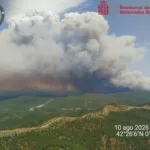 Riglos reste actif tandis que Tírig est maîtrisé : le bilan des incendies