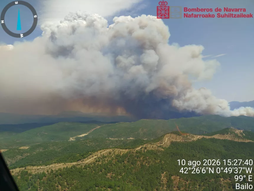 Riglos sigue activo mientras Tírig queda bajo control: balance de los incendios