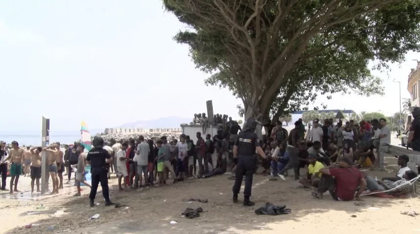 Ceuta aloja a 864 migrantes de Loma Colmenar en el nuevo recurso de Los Rosales