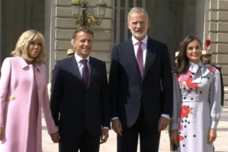 Macron inicia su primera visita de Estado a España con Felipe VI y Sánchez