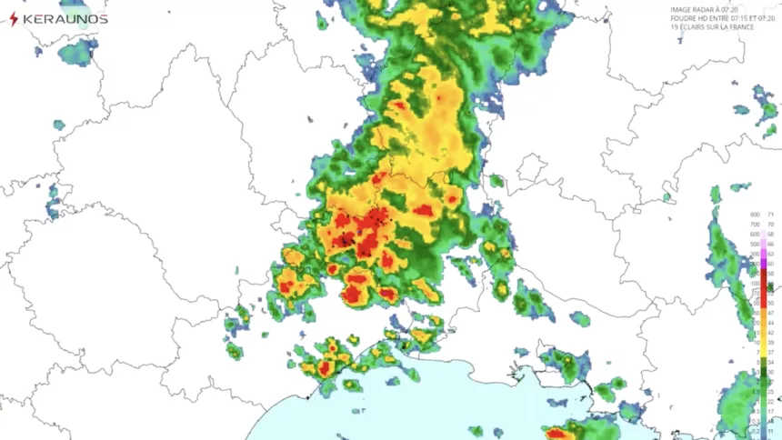 Alerta roja en Hérault y Gard por lluvias e inundaciones ante un episodio mediterráneo extremo