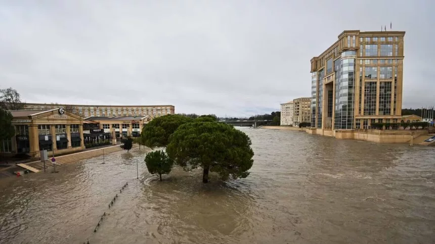 🔴 Inundaciones en Francia: más de 300 mm de lluvia y fuerte crecida del Vidourle en el episodio cévenol