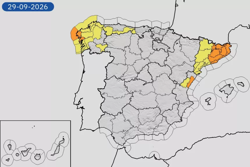 Catalogne : 36,4 litres en 30 minutes dans l’Alt Penedès, les fortes pluies progressent vers le nord