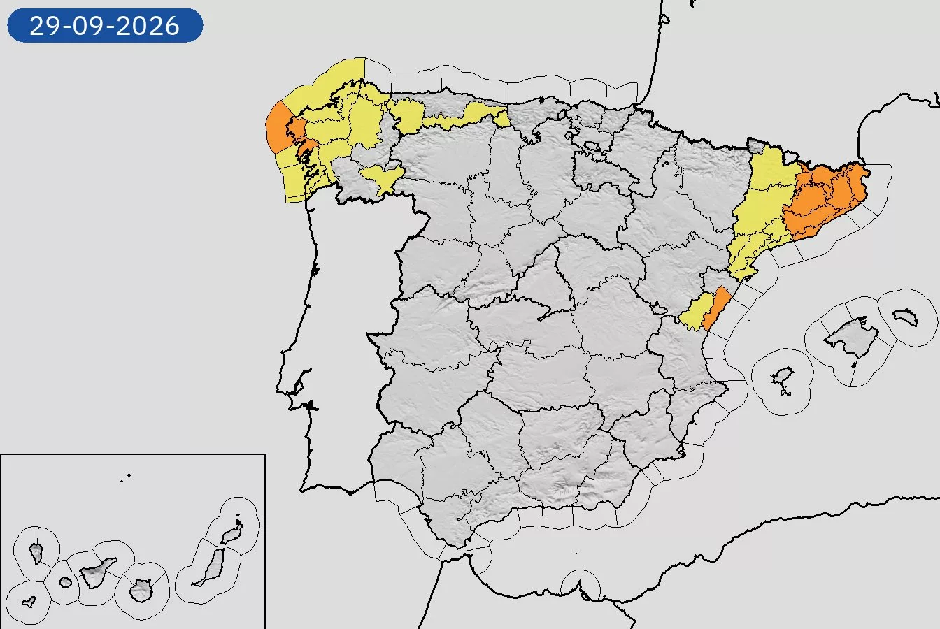 Catalogne : 36,4 litres en 30 minutes dans l’Alt Penedès, les fortes pluies progressent vers le nord