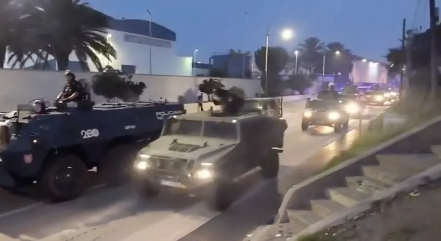 Ceuta refuerza la seguridad con vehículos blindados antes de la visita de Felipe VI y una protesta convocada en Marruecos