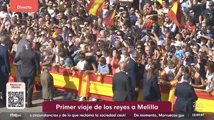 Felipe VI y Letizia llegan a Melilla tras la defensa de la soberanía española en Ceuta