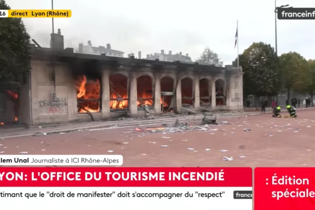 Francia vive fuertes disturbios durante la movilización del 17 de octubre