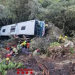 Catalogne : au moins 20 blessés graves après la chute d’un autocar dans un ravin au Montseny