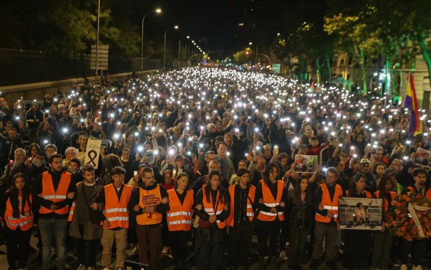 20.000 personas marchan en Madrid en homenaje a Maricarmen tras su muerte