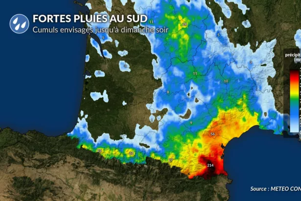🔴 Les Pyrénées-Orientales en alerte orange pluie-inondation dimanche